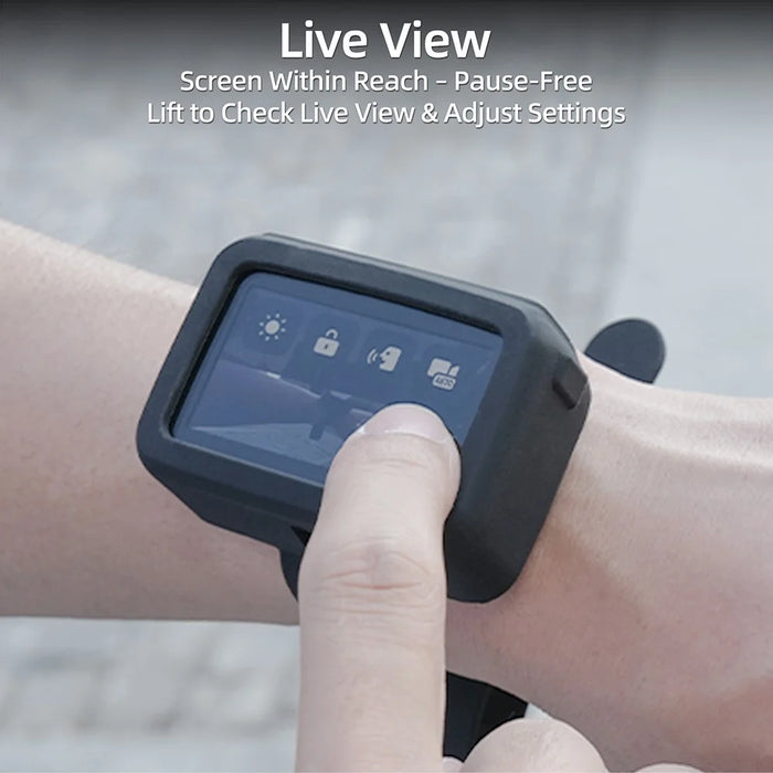 SUNNYLIFE ON-ZD117 For DJI Osmo Nano Integrated Silicone Case with Strap Camera Protective Cover - 7