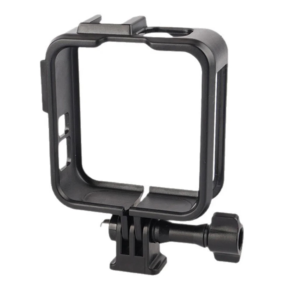 For GoPro MAX2 Hard PC Camera Cage Expansion Frame Protective Case with Cold Shoe Mount Action Camera Accessory - 1