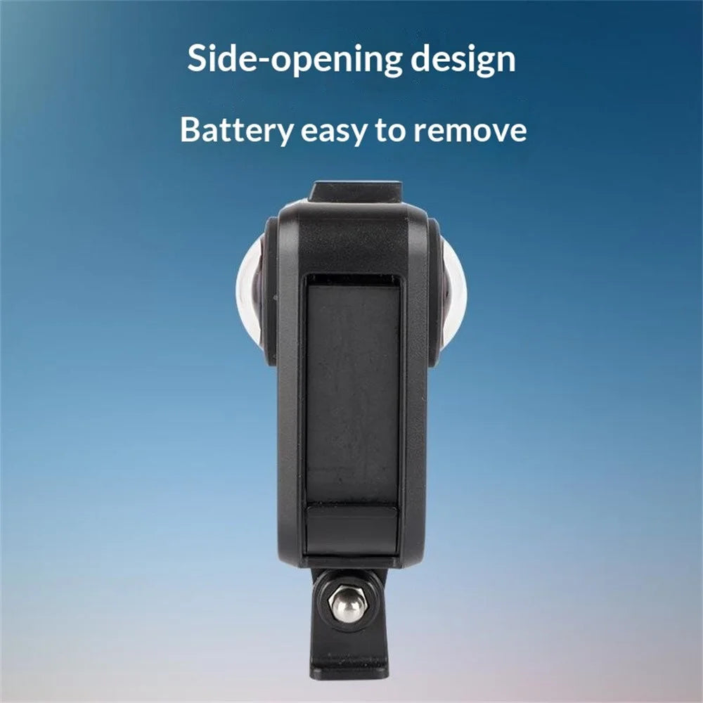 For GoPro MAX2 Hard PC Camera Cage Expansion Frame Protective Case with Cold Shoe Mount Action Camera Accessory - 5