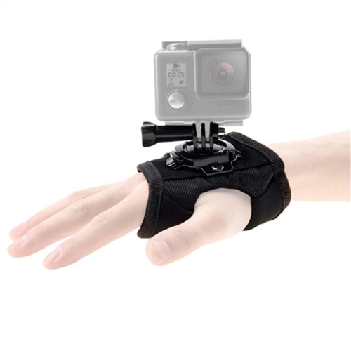 PULUZ PU162 360 Degree Rotation Glove Mount for GoPro / Insta360 / DJI Osmo Action Camera Hand Strap - 1