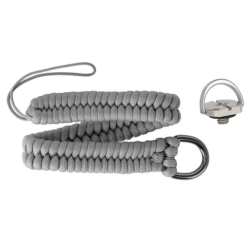 SUNNYLIFE GS039 Universal Action Camera Wrist Strap Anti-Loss Braided Hand Strap with 1 / 4 inch Carbon Steel Screw - Grey - 1