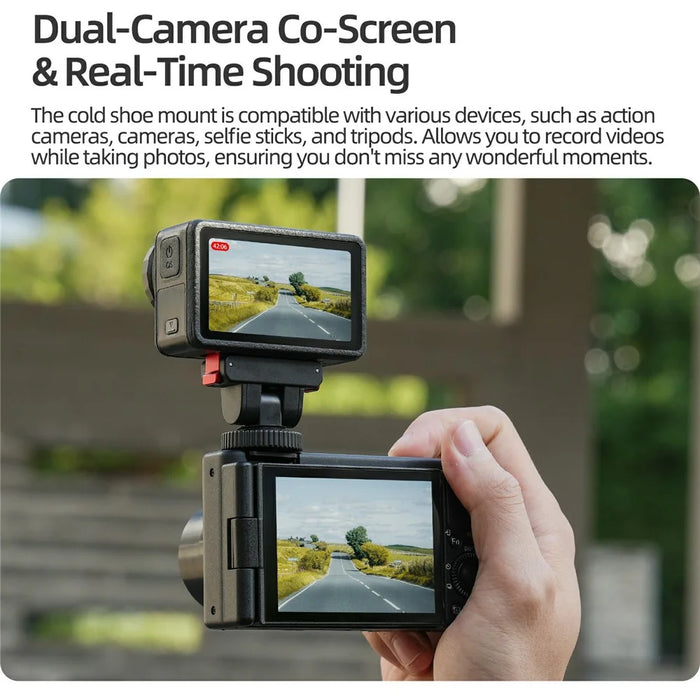 SUNNYLIFE AD118 Magnetic Quick Release Adapter for DJI Osmo 360  /  Action 5 Pro  /  4  /  3  /  2 Adjustable Camera Mount - 6
