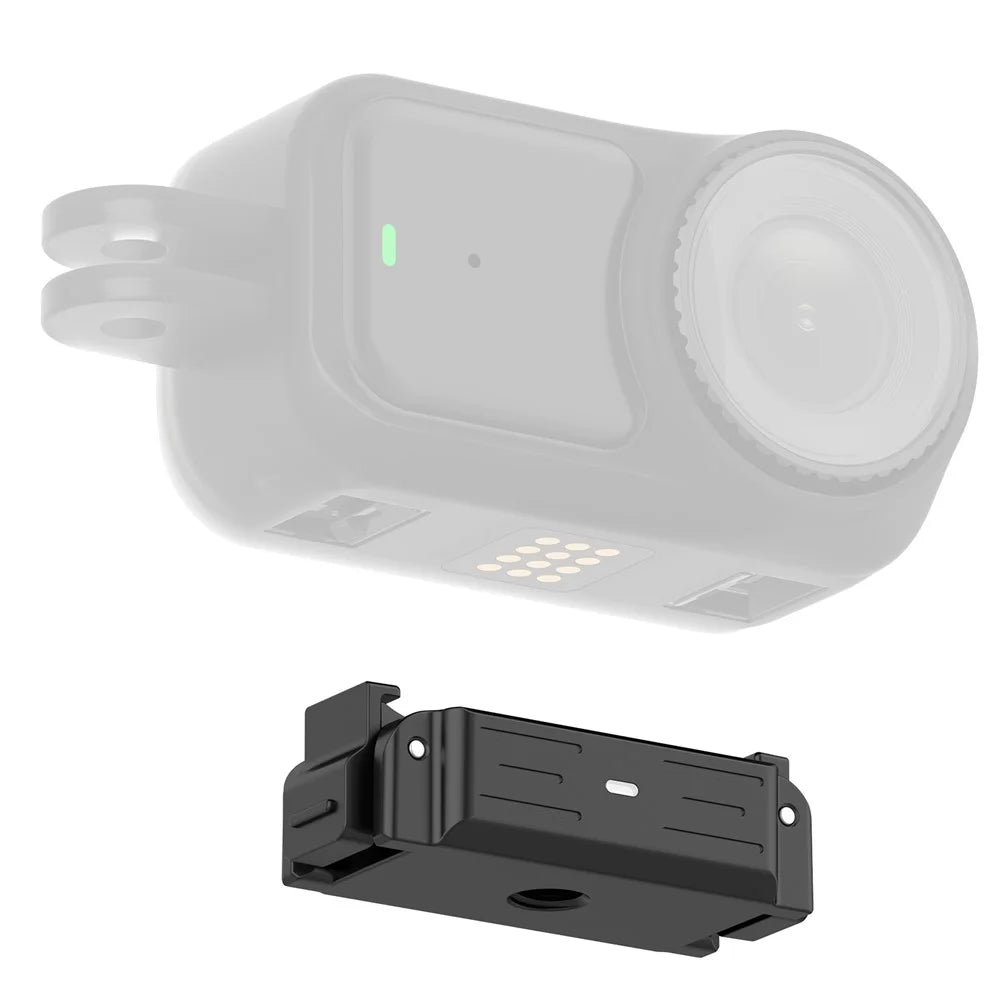 For DJI Osmo Nano / Action 6 Quick Release Adapter Base with 1 / 4 Inch Thread Mount Action Camera Accessories - Black - 1