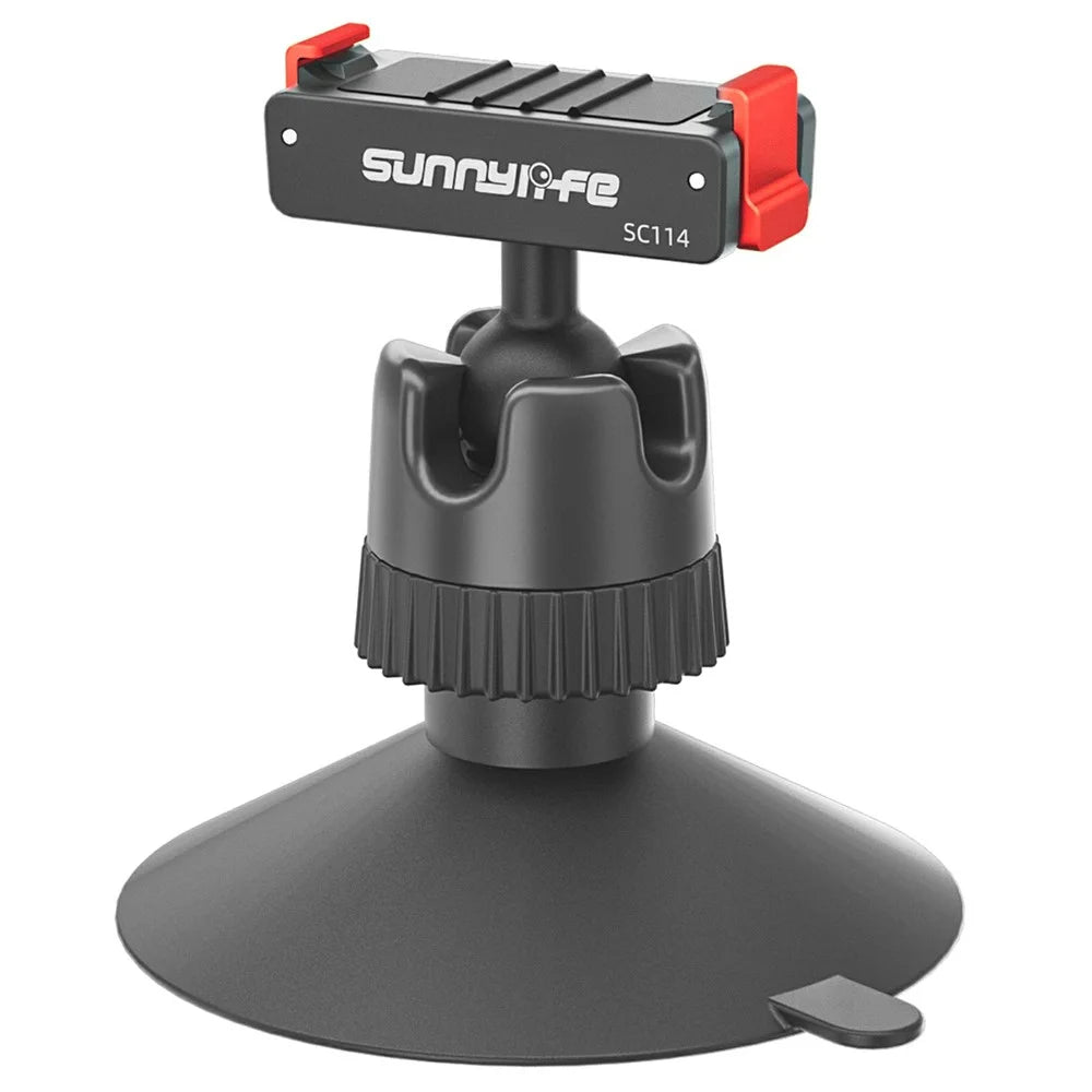 SUNNYLIFE SC114 Magnetic Quick Release Ball Joint Suction Cup Mount for DJI Osmo 360 / Action 5 Pro / 4 / 3 Camera - 1