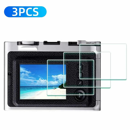 3Pcs for Fujifilm Instax Mini Evo Camera Screen Protector 9H Tempered Glass Anti-Scratch HD Camera Film - Transparent - 1