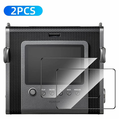 2Pcs for Fujifilm Instax Wide Evo Camera Screen Protector 9H Tempered Glass Anti-Scratch HD Camera Film - Transparent - 1