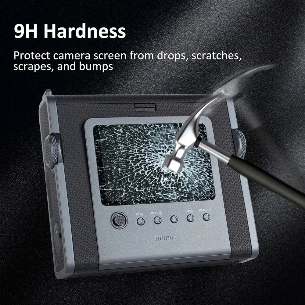 2Pcs for Fujifilm Instax Wide Evo Camera Screen Protector 9H Tempered Glass Anti-Scratch HD Camera Film - Transparent - 5