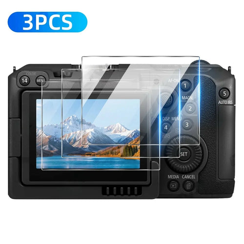 3Pcs for Canon EOS C50 Camera Screen Protector 9H Tempered Glass Anti-Scratch HD Camera Film - Transparent - 1