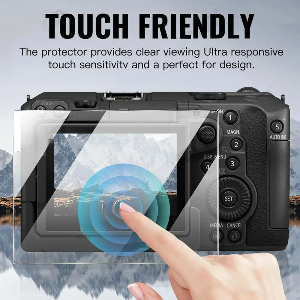 3Pcs for Canon EOS C50 Camera Screen Protector 9H Tempered Glass Anti-Scratch HD Camera Film - Transparent - 3