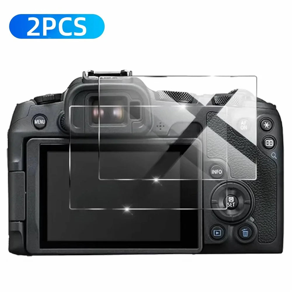 2Pcs for Canon EOS R8 Camera Screen Protector 9H Tempered Glass Anti-Scratch HD Camera Film - Transparent - 1