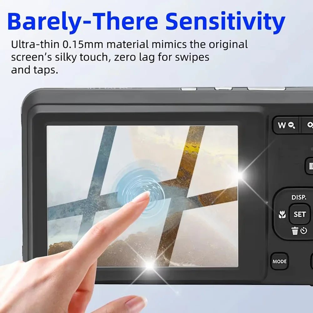 3Pcs for Kodak Pixpro FZ55 Camera Screen Protector 9H Tempered Glass Anti-Scratch HD Camera Film - Transparent - 3