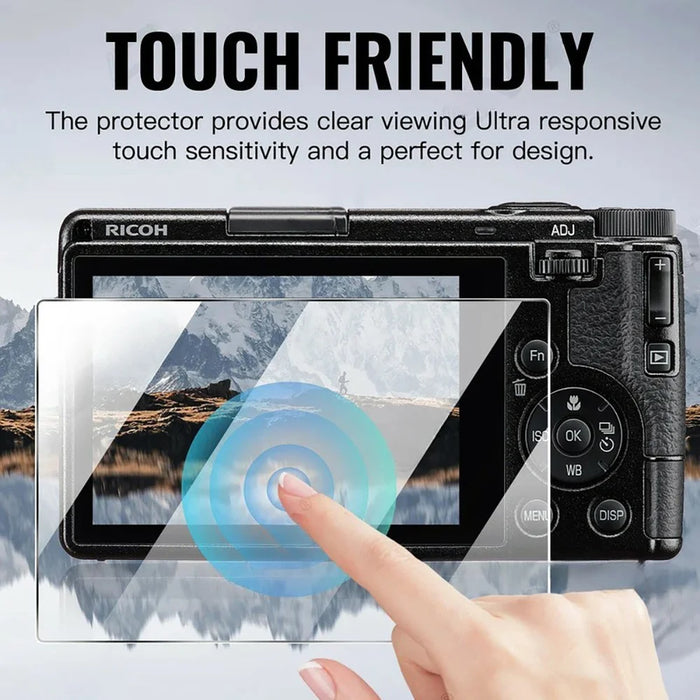 2Pcs for Ricoh GR IV Camera Screen Protector 9H Tempered Glass Anti-Scratch HD Camera Film - Transparent - 3