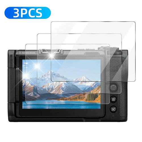 3Pcs for Nikon ZR Camera Screen Protector 9H Tempered Glass Anti-Scratch HD Camera Film - Transparent - 1