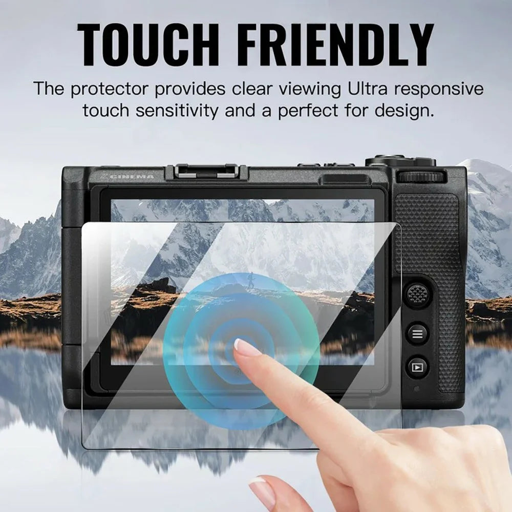 3Pcs for Nikon ZR Camera Screen Protector 9H Tempered Glass Anti-Scratch HD Camera Film - Transparent - 3