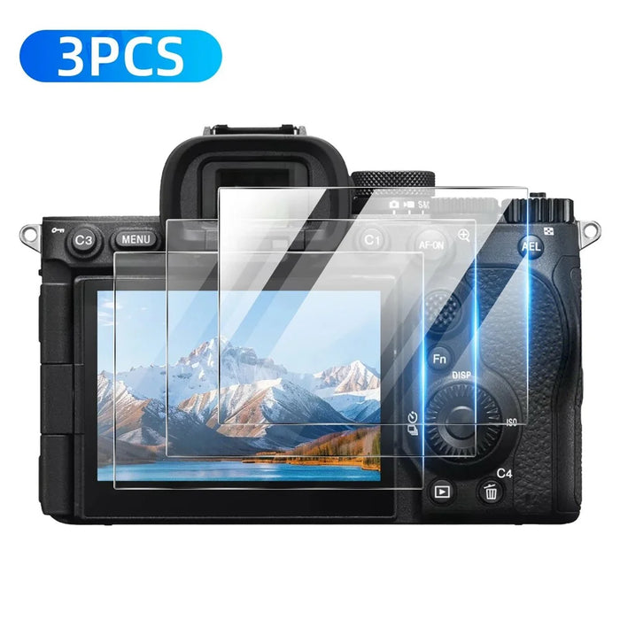 3Pcs for Sony Alpha 7 V Camera Screen Protector 9H Tempered Glass Anti-Scratch HD Camera Film - Transparent - 1