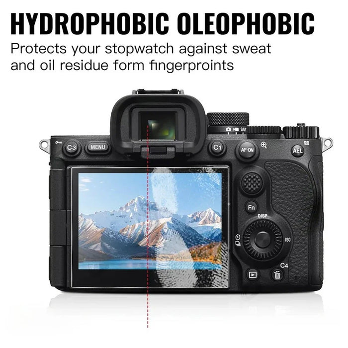 3Pcs for Sony Alpha 7 V Camera Screen Protector 9H Tempered Glass Anti-Scratch HD Camera Film - Transparent - 2