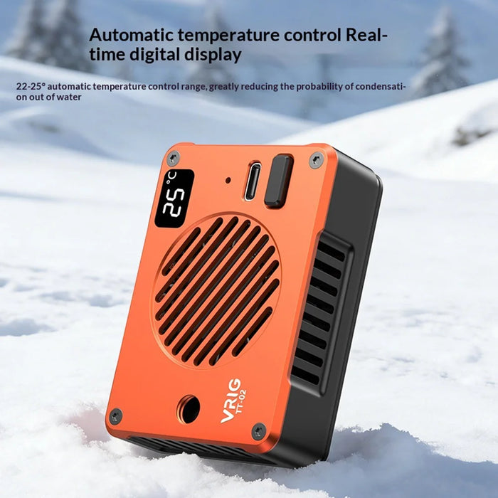 VRIG TT-02 10W TEC Semiconductor Cooler Digital Display Magnetic Cooling Fan for Camera Phone - TT-02 - 7