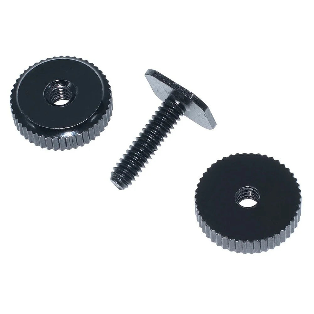 E001 1  /  4 Inch Screw Hot Shoe Mount Aluminum Alloy Adapter for Flash DSLR Camera Microphone Stand Bracket - Black - 5