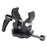 LB16 Aluminum Alloy Camera Clamp V-Lock Mount Quick Release Adapter for V-Port Battery Plate - Black - 1