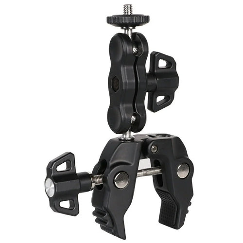 Z057 Aluminum Alloy Crab Clamp Magic Arm 360 Degree Rotating Super Clamp Photography Equipment - Black - 1