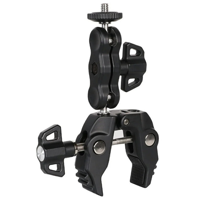 Z057 Aluminum Alloy Crab Clamp Magic Arm 360 Degree Rotating Super Clamp Photography Equipment - Black - 1