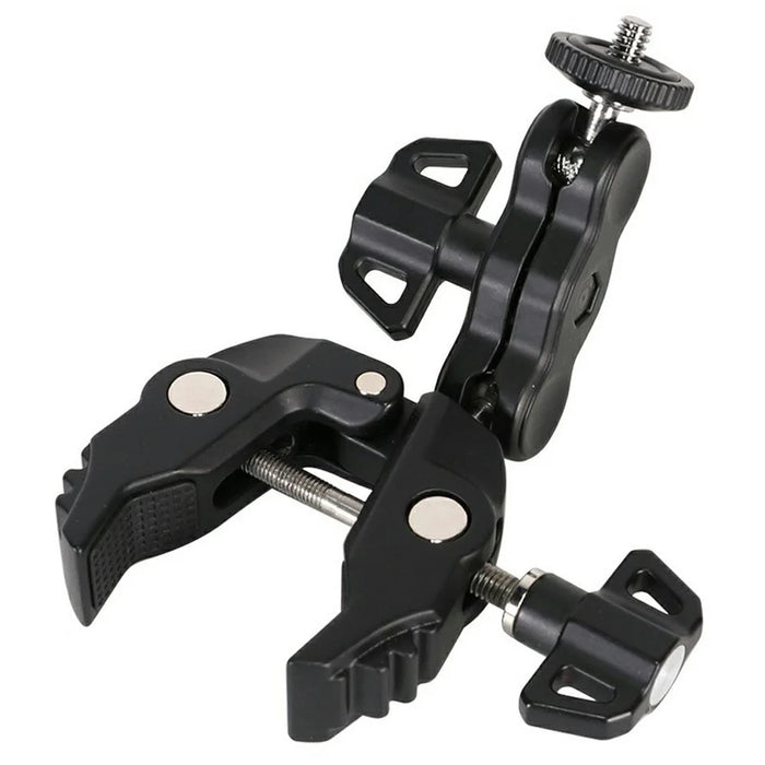 Z057 Aluminum Alloy Crab Clamp Magic Arm 360 Degree Rotating Super Clamp Photography Equipment - Black - 2