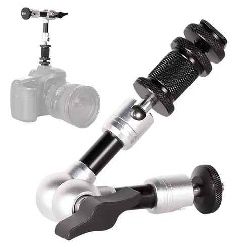 G147 7 Inch Magic Arm for DSLR Camera LCD Monitor LED Light Dual Ball Head Mount 360 Degree Multi-Angle Bracket - 1