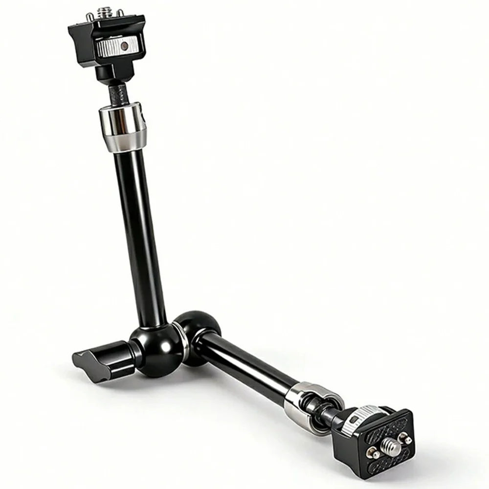X059 11 Inch Magic Arm Camera Monitor Mount Articulating Arm Holder DSLR Camera Accessories - Black - 1