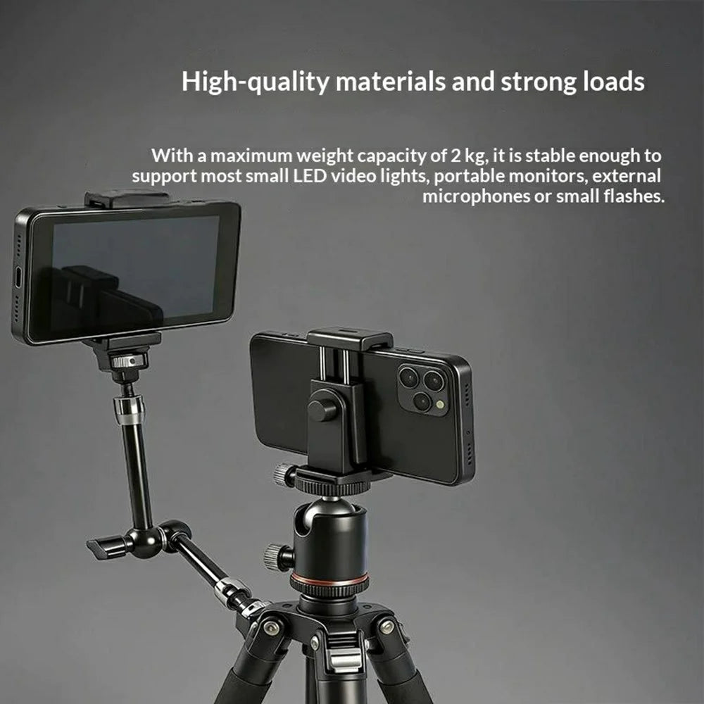 X059 11 Inch Magic Arm Camera Monitor Mount Articulating Arm Holder DSLR Camera Accessories - Black - 3
