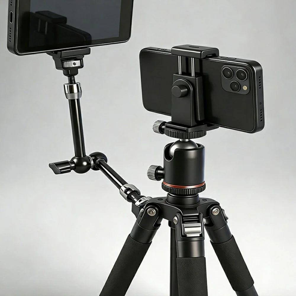X059 11 Inch Magic Arm Camera Monitor Mount Articulating Arm Holder DSLR Camera Accessories - Black - 6