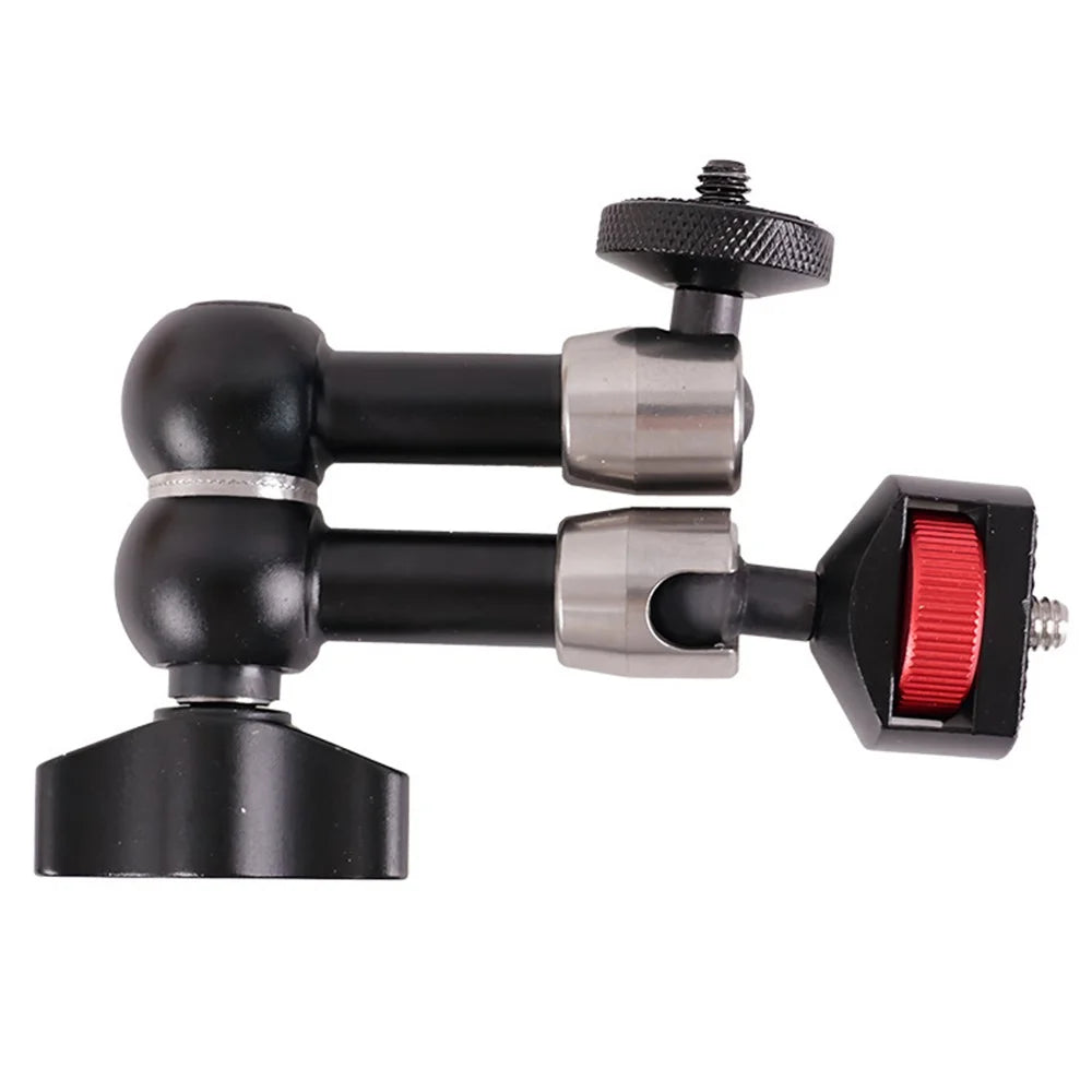 C118 7 Inch Adjustable Magic Arm Dual Ball Head Mount for Camera Phone Microphone Tripod Live Streaming Accessories - 2