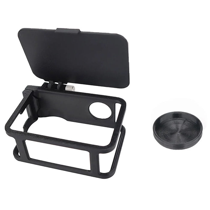 915609-11 Extension Frame Sunshade Camera Protective Case for DJI Osmo Action 6 Anti-Scratch Cover Protector with Lens Cap - 1