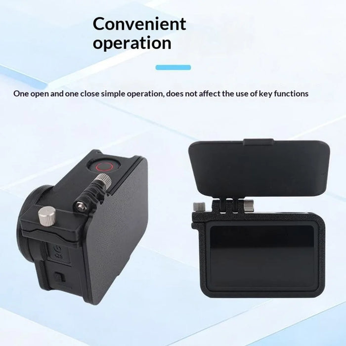 915609-11 Extension Frame Sunshade Camera Protective Case for DJI Osmo Action 6 Anti-Scratch Cover Protector with Lens Cap - 5