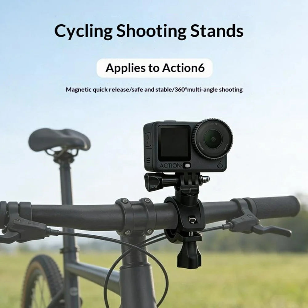 913274 Bicycle Mount for DJI OSMO Action 6 360 Degree Adjustable Cycling Shooting Camera Holder Stand - 3