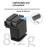 PRN260001 For Bambu Lab P1P  /  P1S  /  X1  /  X1C  /  X1E 3D Printer Metal Nozzle Bilateral Lightweight Cleaning Brush Kit - 3