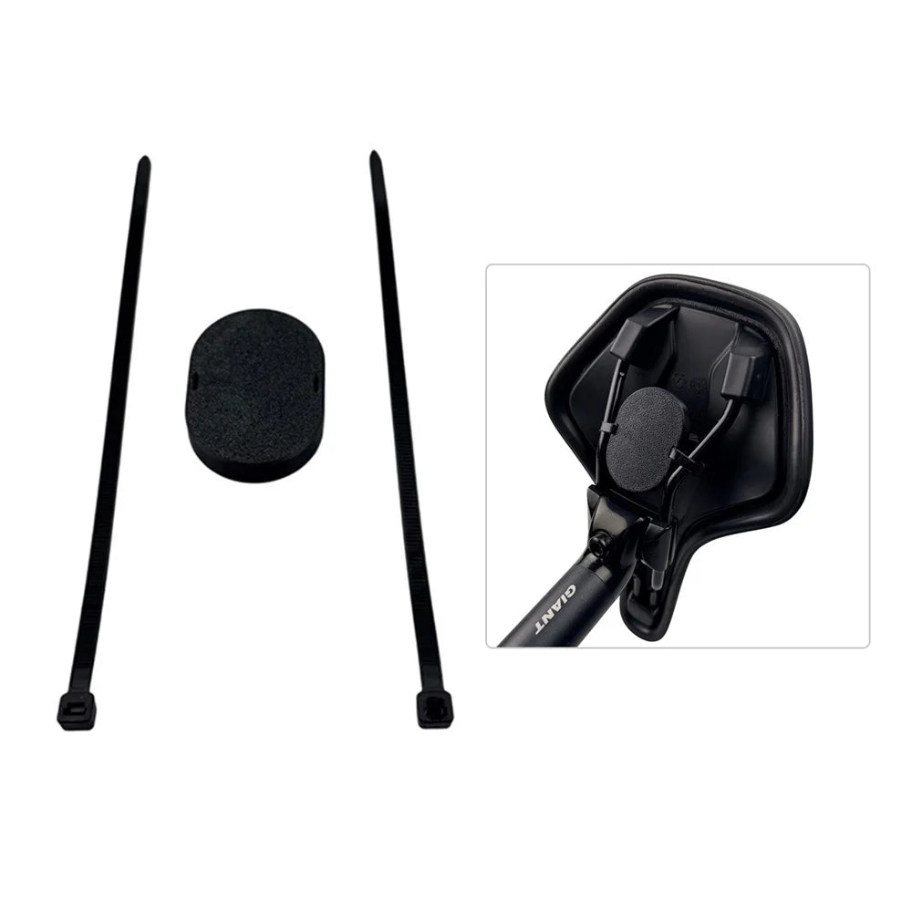 915808 For Xiaomi Tag Protective Case Bike Saddle Seat Mount Anti-Theft Tracker Holder - Black - 1