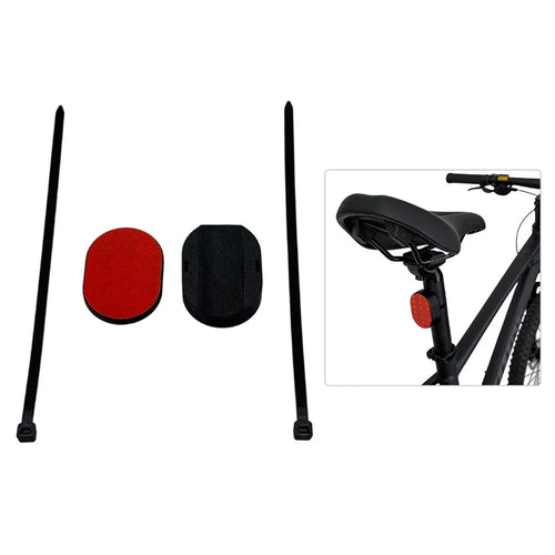 915811 For Xiaomi Tag Protective Case Mountain Road Bike Tail Reflector Anti-theft Tracker Holder - Black - 1