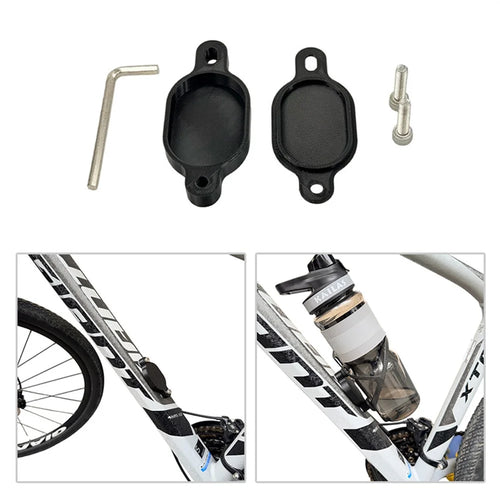 915812 For Xiaomi Tag Protective Case Smart Tracker Holder Bike Bottle Cage Mount Bracket - Black - 1