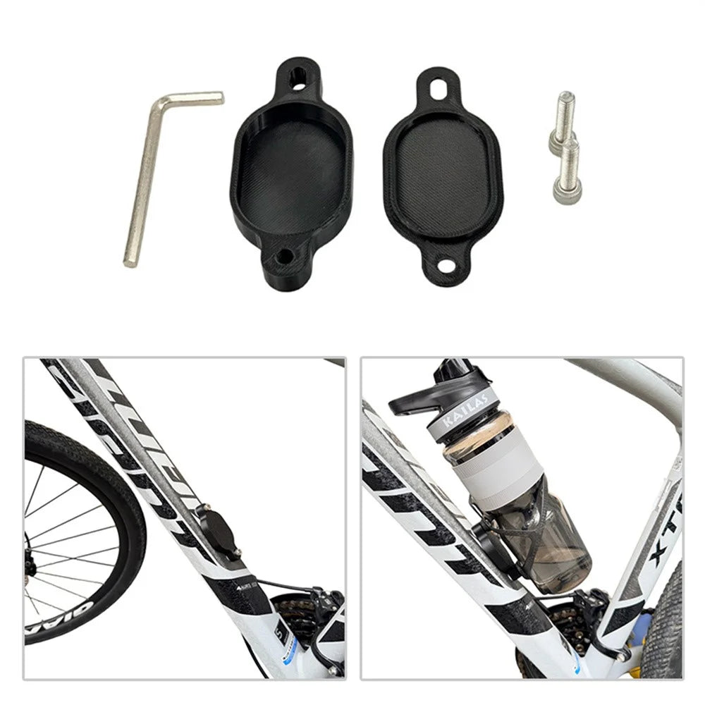 915812 For Xiaomi Tag Protective Case Smart Tracker Holder Bike Bottle Cage Mount Bracket - Black - 1