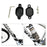 915812 For Xiaomi Tag Protective Case Smart Tracker Holder Bike Bottle Cage Mount Bracket - Black - 1