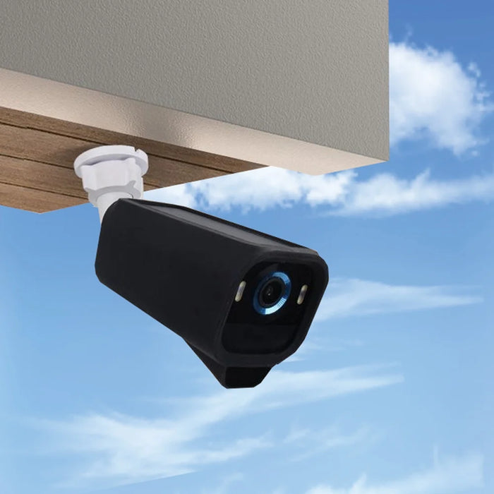 For EufyCam S3 Pro Silicone Case Security Camera Weatherproof Outdoor Protective Cover - Black - 3