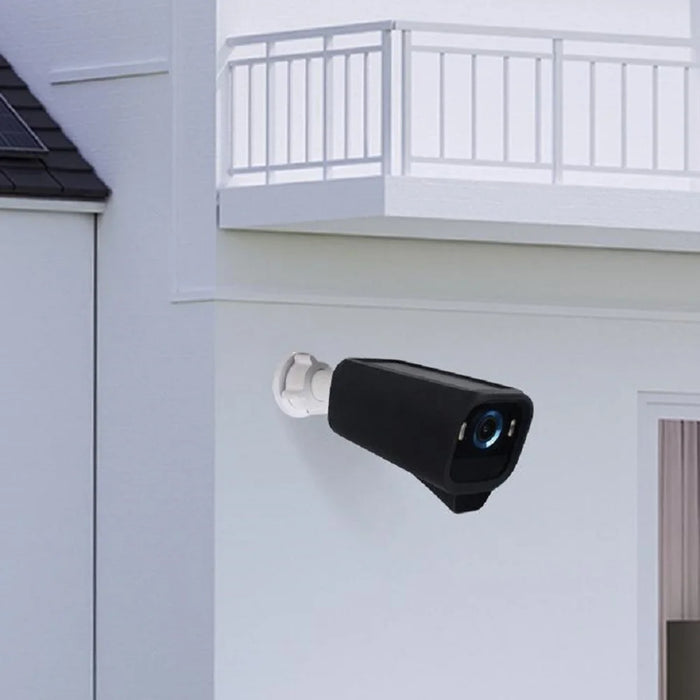 For EufyCam S3 Pro Silicone Case Security Camera Weatherproof Outdoor Protective Cover - Black - 5