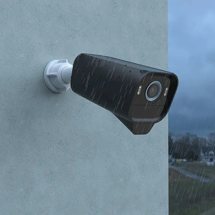 For EufyCam S3 Pro Silicone Case Security Camera Weatherproof Outdoor Protective Cover - Black - 6