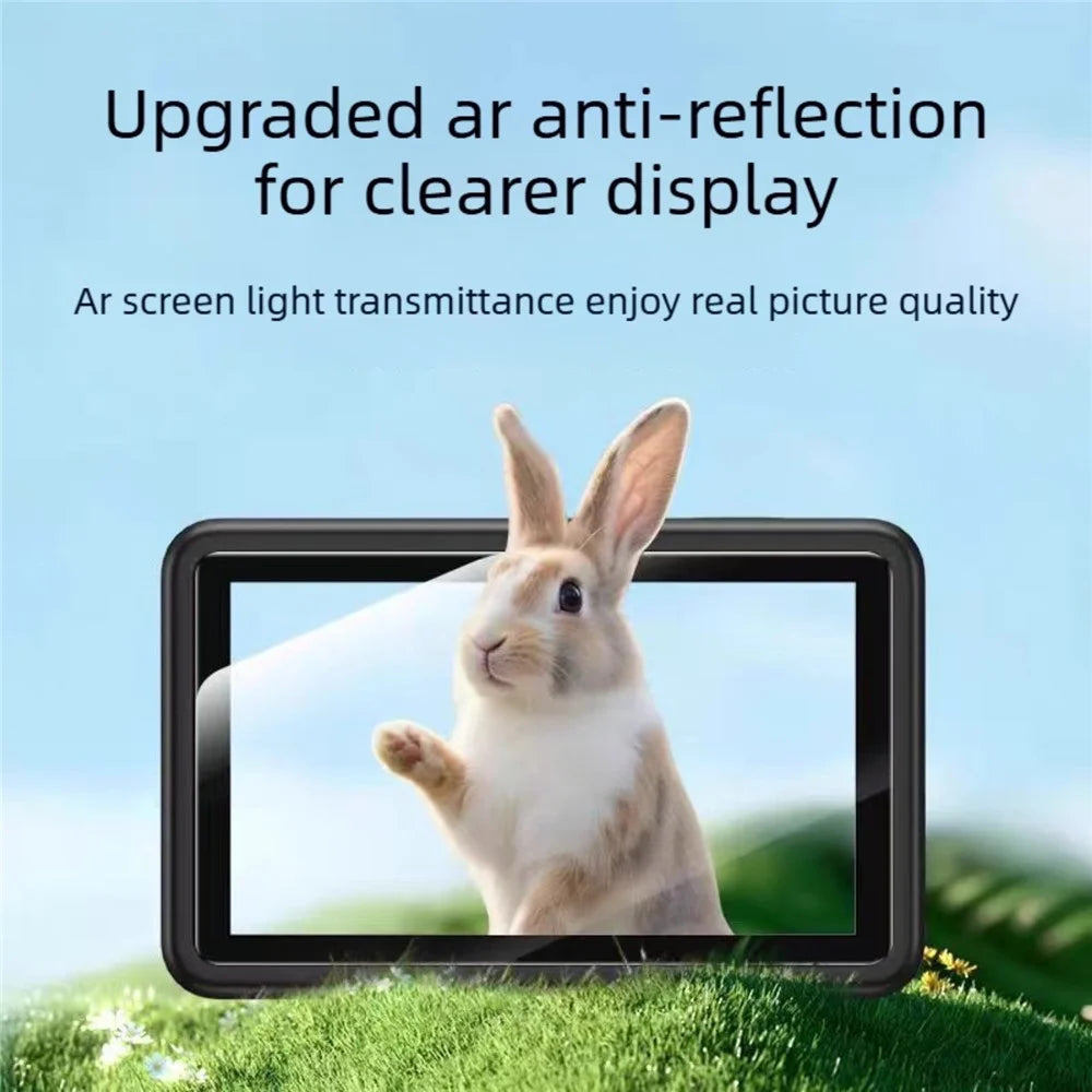 3 Sets For DJI Osmo Pocket 4 Tempered Glass Camera Screen Protector Anti-scratch Screen Lens Film Kit - Transparent - 6