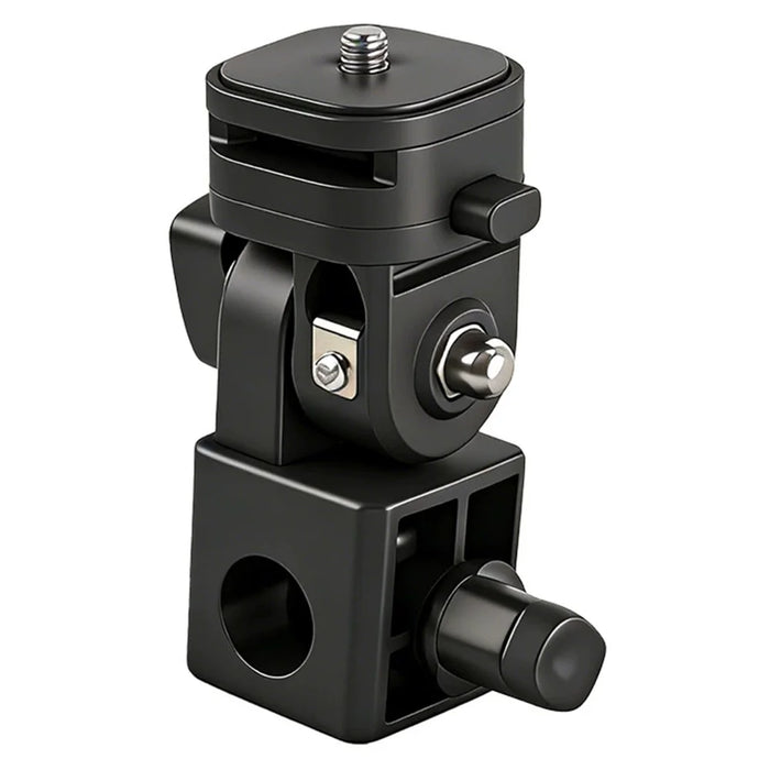 Y079 180 Degree Rotating Light Stand Adapter Bracket 1 / 4 Screw Cold Shoe Quick Release Mount for Camera Phone Fill Light - 1