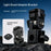Y079 180 Degree Rotating Light Stand Adapter Bracket 1 / 4 Screw Cold Shoe Quick Release Mount for Camera Phone Fill Light - 3