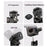 Y079 180 Degree Rotating Light Stand Adapter Bracket 1 / 4 Screw Cold Shoe Quick Release Mount for Camera Phone Fill Light - 7