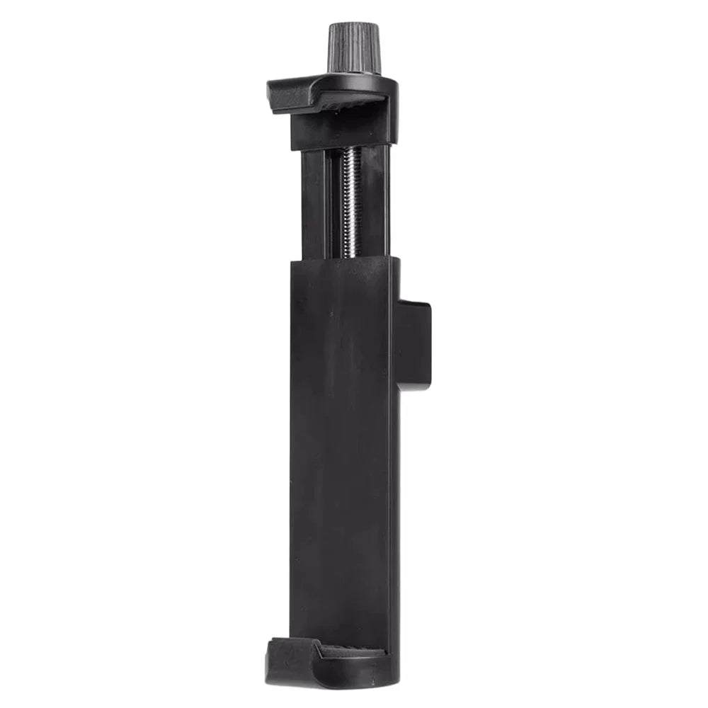 YUNTENG VCT-205 Folding Phone Tablet Clip 1 / 4 Screw Mount Universal Holder for Live Streaming Photography - Black - 2