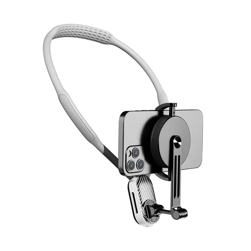 FUNSNAP SCS-NH001 Magnetic Phone Neck Mount Anti-shake Hands-free Neck Hanging Phone Holder Bracket - Mobile Phone Neck Strap Holder SCS/NH001 - 1