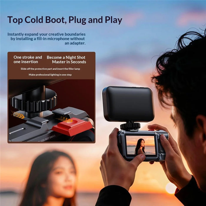 DJ-5 Aluminum Alloy Protective Case for DJI Osmo Action 3  /  4  /  5 Pro Cage Frame Action Camera Protective Cover - Grey - 5